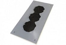 Подрозетник звукоизоляционный Ультракустик, на 3 поста